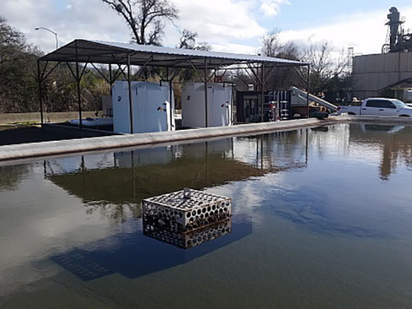 Stormwater Treatment System at a Sawmill: California