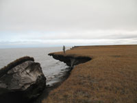 Sea Level Rise: Coastal Bluff Erosion in the Arctic