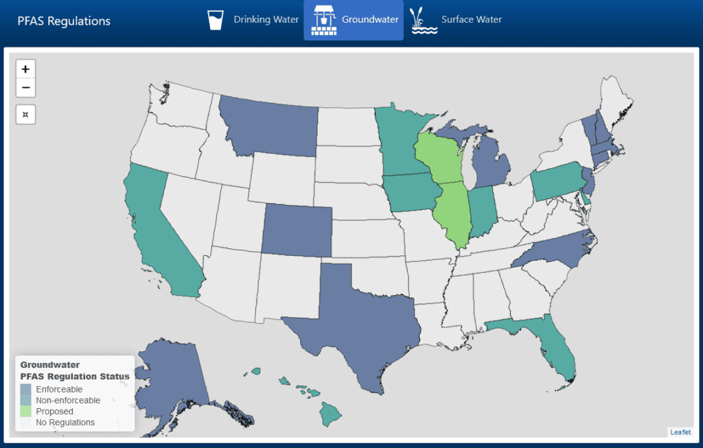 PFAS map