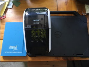 Integral’s in-field Scribe set up includes the usage of a ruggedized laptop and label printer with waterproof labels